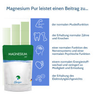 Magnesium Pur - Granulat Classic - Vorteilsset 4x 500g Beutel