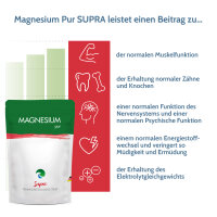 Magnesium Pur - Granulat Supra - Vorteilsset 2x 500g Beutel
